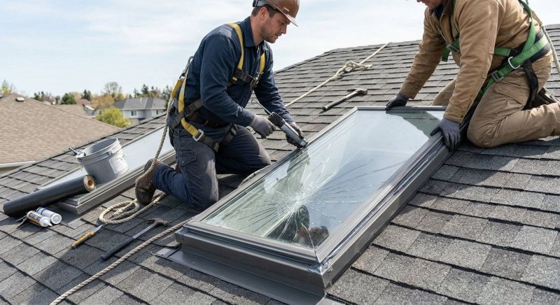 Skylight Glass Repair in Kent, WA