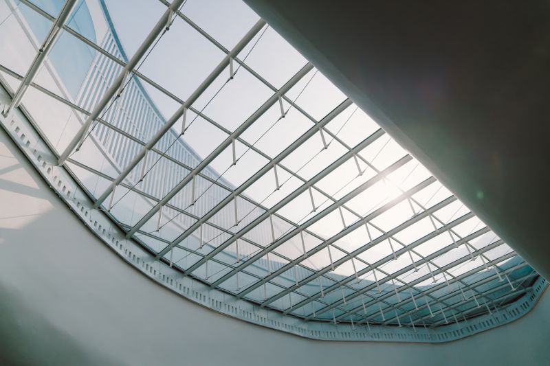 Clean Skylight Panels